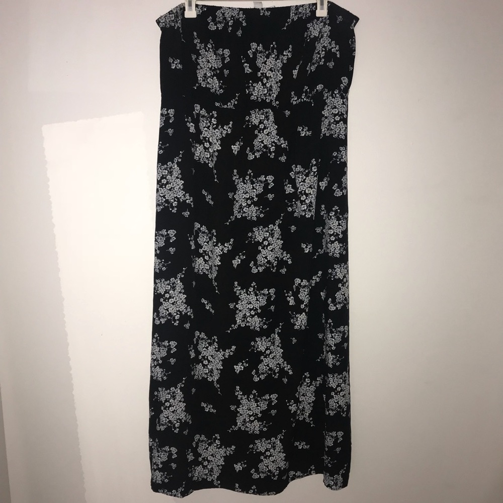Floral Strapless Dress